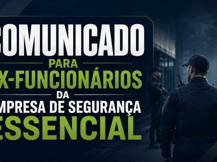 Comunicado para ex-funcionários da empresa Essencial