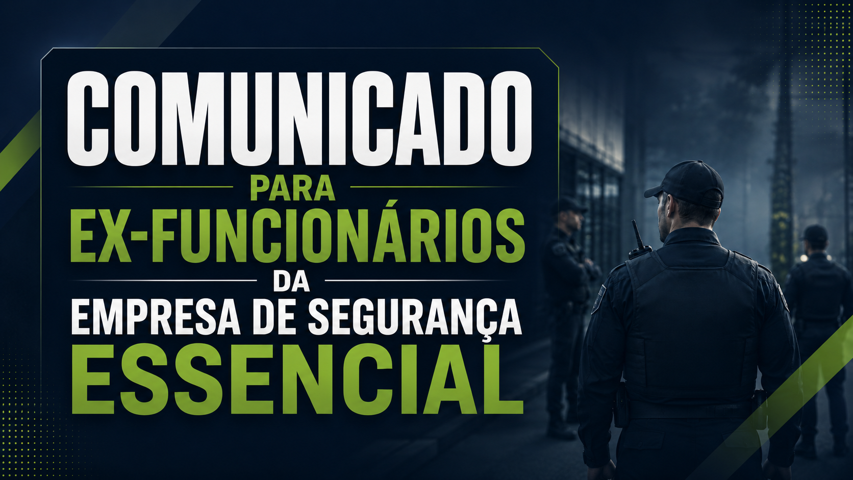 Comunicado para ex-funcionários da empresa Essencial