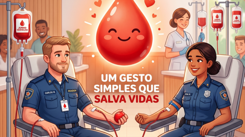 Campanha “Junho Vermelho” chama a atenção para a importância da doação de sangue